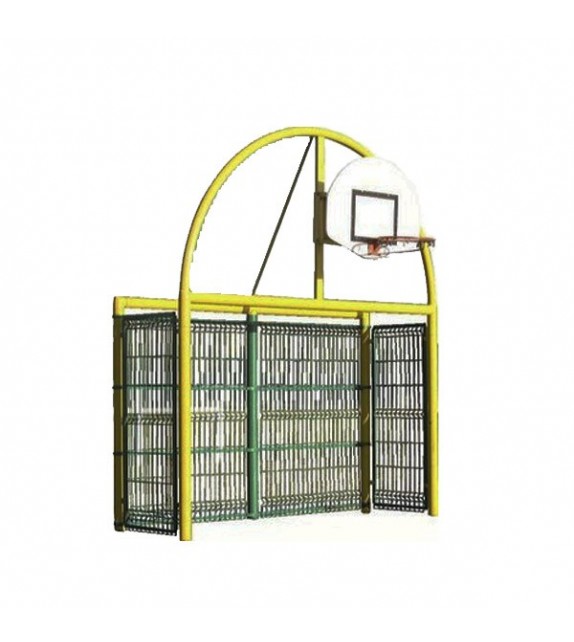 Fronton multisports 3 m x 2 m à sceller - hauteur basket 3.05 m