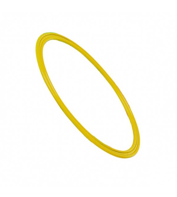 Platte hoepel geel - diameter : 60cm