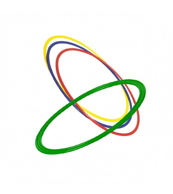 Set de 10 cerceaux plats - diamètre : 50cm