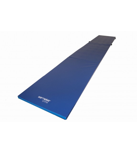 Lange vloerturnmat - breedte 1 m - 5,5 cm dik, blauw