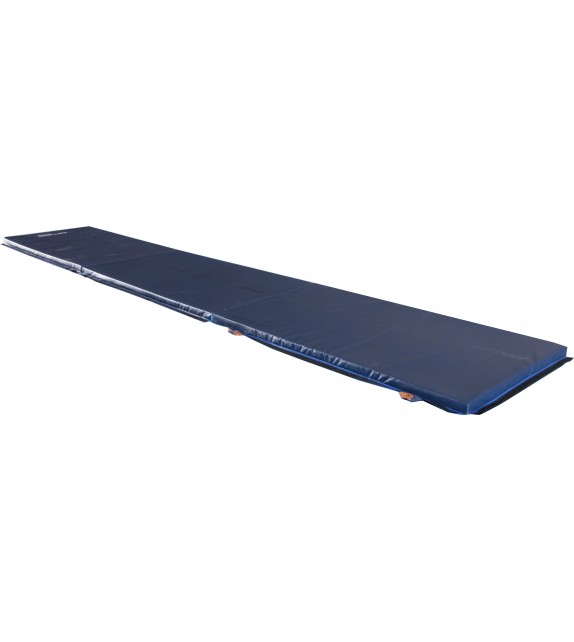 Lange vloerturnmat - breedte 2 m - 5 cm dik, blauw