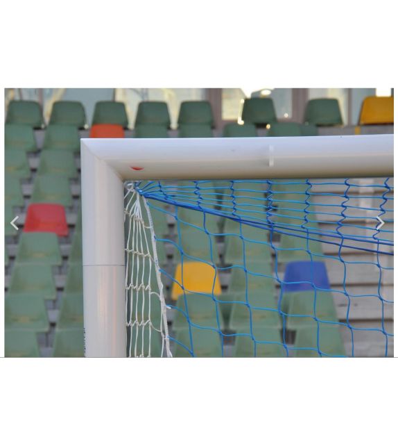  Voetbaldoelen (paar) verplaatsbaar 5 x 2 m  aluminium School-versie