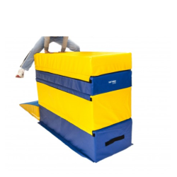 Gymstart - springkast in schuimstof 4 elementen