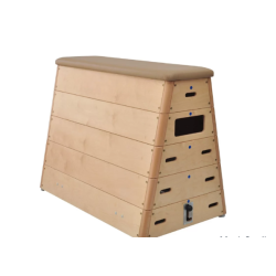 Trapezium springkast in massief naaldhout - 5-delig