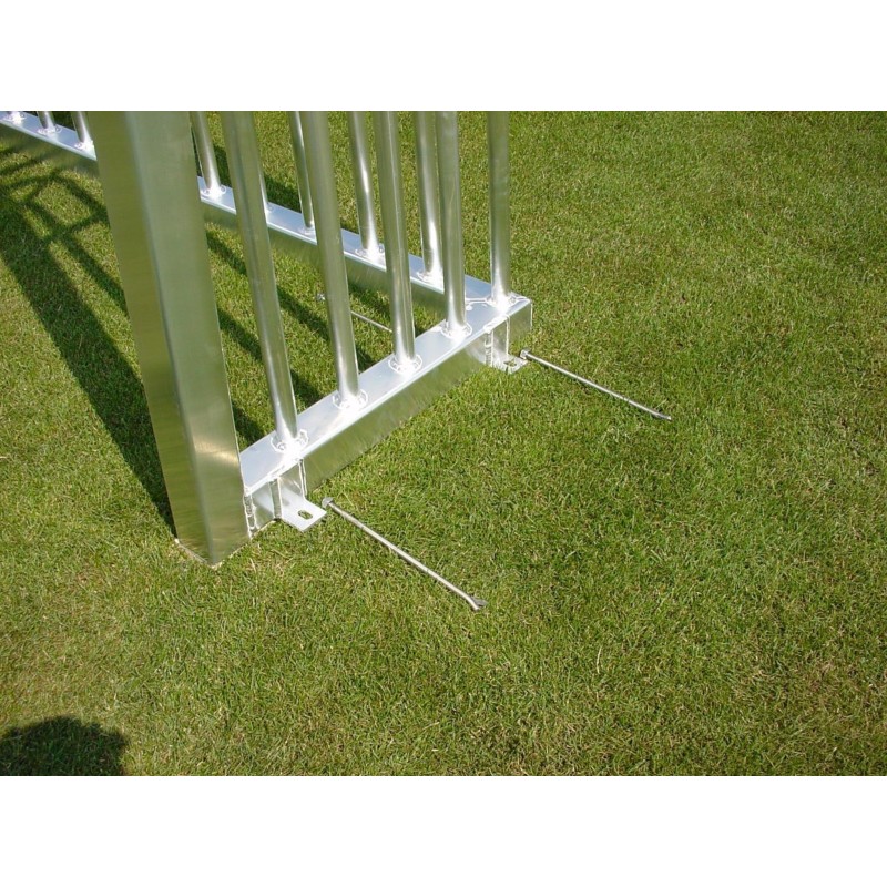 Antivandalisme aluminium minivoetbal doel 3mx 2m