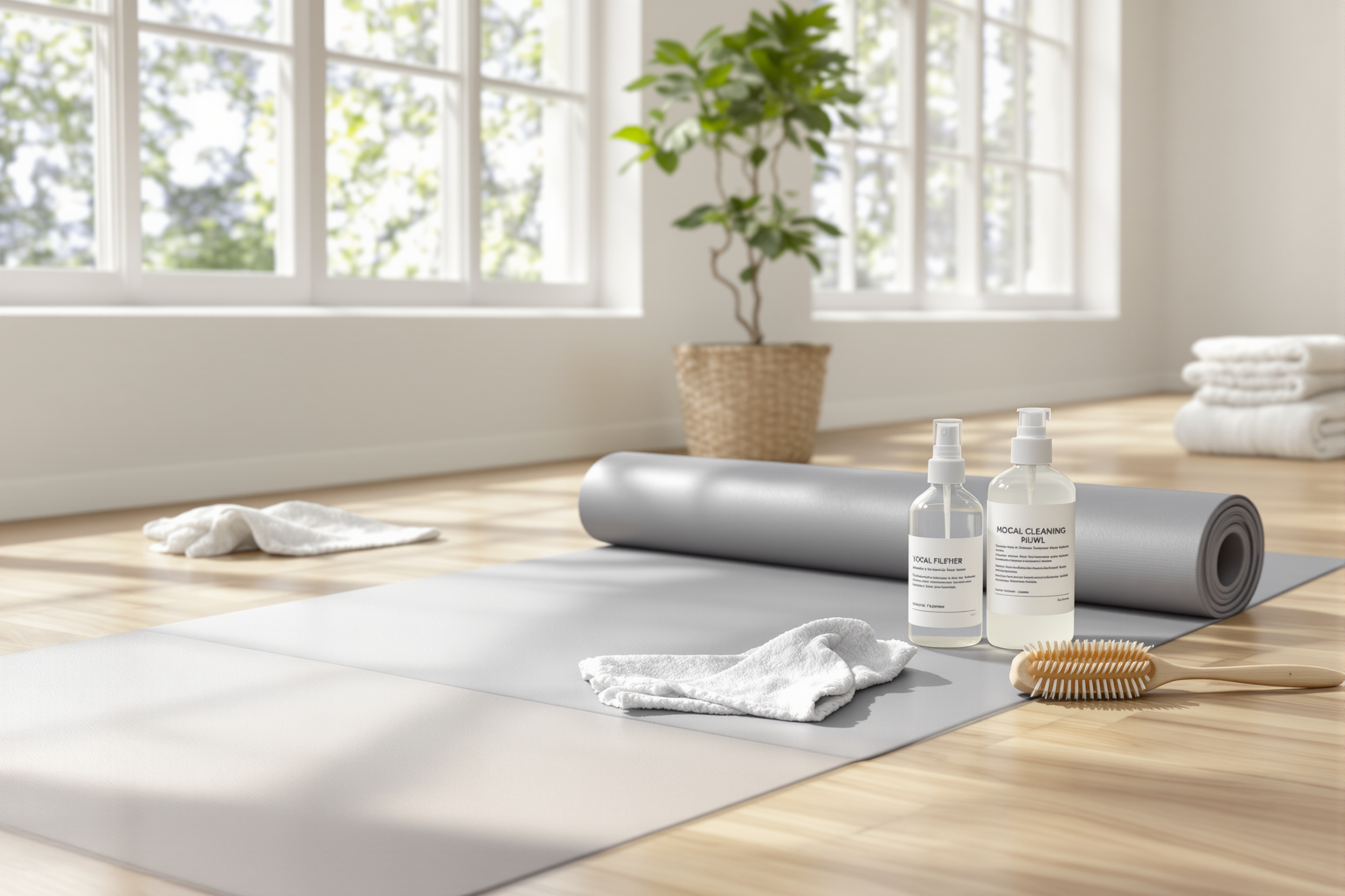 Hoe maak je een yogamat schoon in 7 eenvoudige stappen