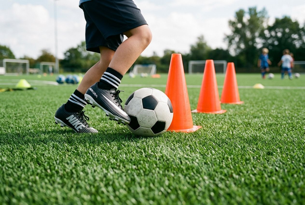 Coördinatie oefeningen voor kinderen in voetbal